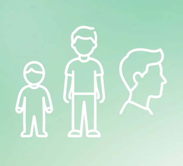 Crianças de 1 a 12 anos e adolescentes